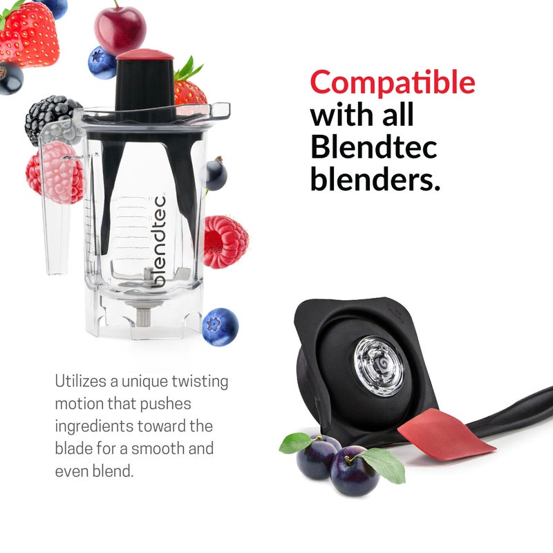 Blendtec 37 oz Twister Jar - Blender Jar Set for Shakes, Smoothies, and Thick Blends - Compatible with Blendtec Blenders - 16 oz Blending Capacity - Image 3