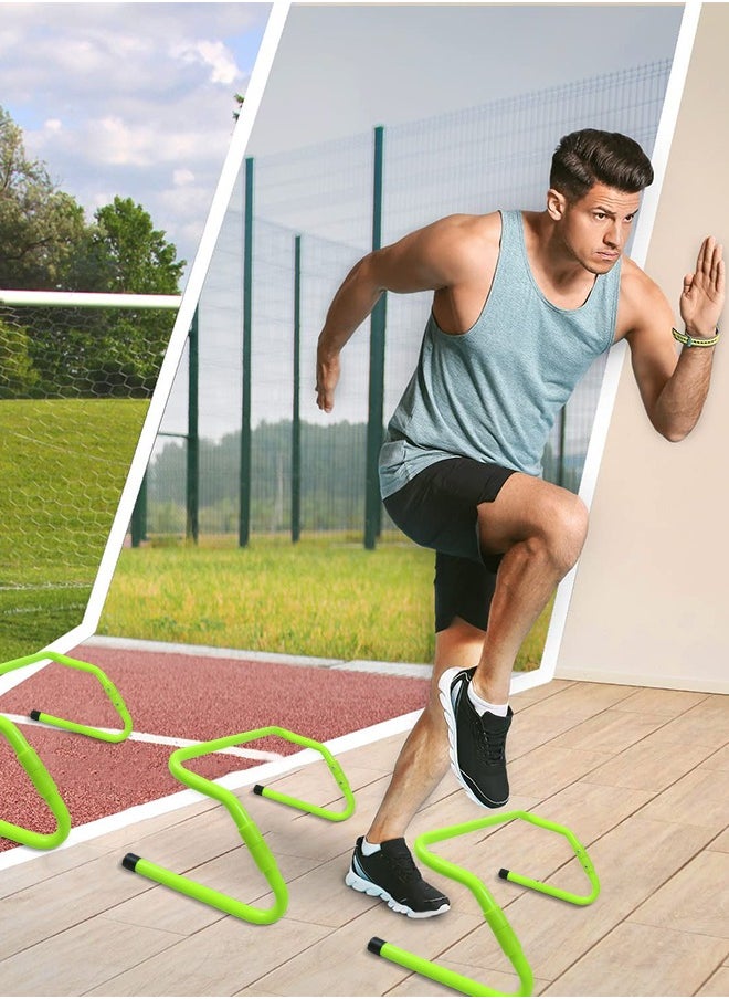 GROIC - 3 Pack Agility Speed Hurdles Upgraded Training Hurdles Adjustable Height,Ultra Durable All-in-One Speed Hurdles 2 Way Plyometric and Speed Hurdle Set for Soccer and Football - Image 1