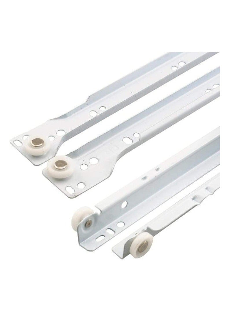 KNP KNP Heavy duty drawer slides (1.0mm Thickness) (16") are designed for smooth and durable operation in kitchen cabinets, office furniture, and tool storage drawers. - Image 1