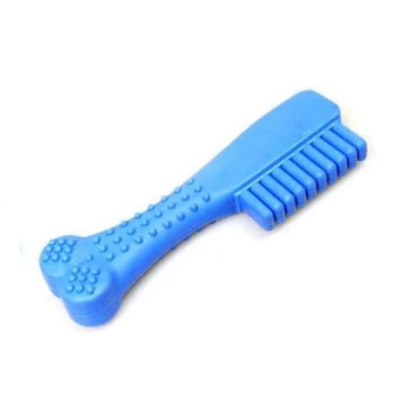 Mintique 1x Pet Chew Toy SoftRubber Resistant Playing Chewing Rubber Chew Toy for Cat and Dog Comb Shaped 14cm - Image 2