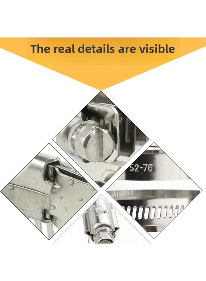 Stainless Steel Pipe Hoop American Hoop Clamp Pipe Clamp Strong Pipe Hoop Pipe Clamp Pipe Bracket Buckle Direct Sales-Specifications And Models:201*33-57