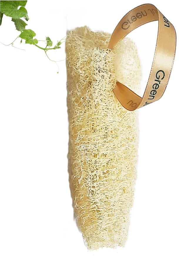 Green Junction Plant Based Loofah, Biodegradable, with Luxurious Ribbon to Hand DryI Set of 2 IMedium I Clean I Organically Grown) - Image 4