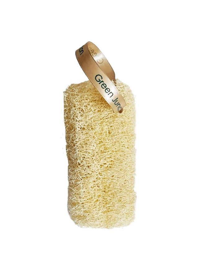 Green Junction Plant Based Loofah, Biodegradable, with Luxurious Ribbon to Hand DryI Set of 2 IMedium I Clean I Organically Grown) - Image 3