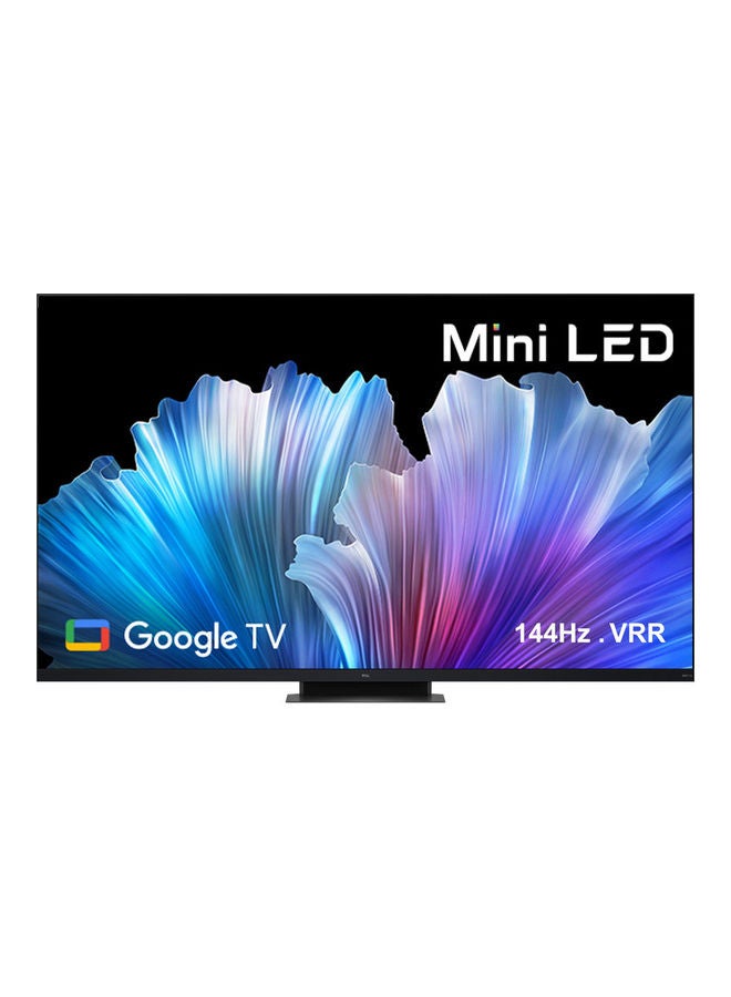 TCL 75 Inch 4K HDR10+ Smart Mini LED TV 75C935 Black - Image 1