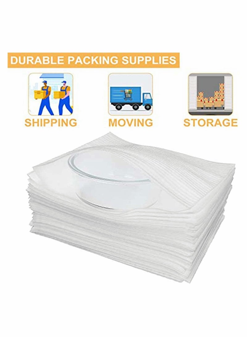 KASTWAVE 50Pcs Cushion Foam Pouches & Sheets, Moving Foam Wrap Pouches, Protect Mug, Cup, Glasses  - Image 3