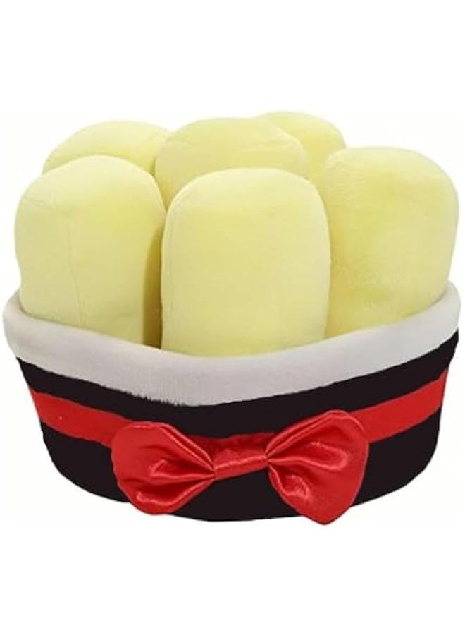 Toast, Cream, Bread, Pillow, Fun Food, Plush Toy Pillow, Cute Stuffed Plush, Cream Pillow, Great Choice for Birthday Gifts, 25cm/9.8inches  - Image 1