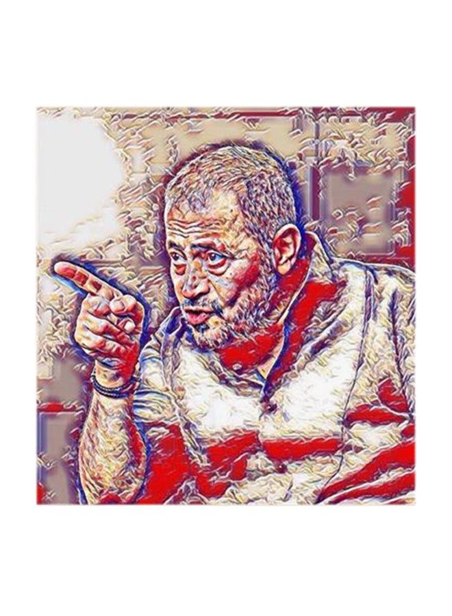 RYN George Wassouf MDF Wall Art Multicolour 30x30centimeter - Image 1