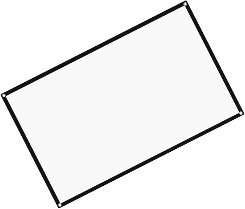 شاشة عرض محمولة عالية الدقة من البوليستر مقاس 80 بوصة للسينما المنزلية والتخييم والمكتب - Image 2