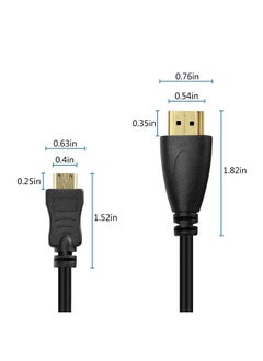 UCEC Mini Hdmi To Hdmi Cable Hdmi To Mini Hdmi Cable Coiled Hdmi Mini To Hdmi Cable Mini Hdmi Cable Adapter Support 4K Ultra Hd 1080P 3D For Atomos Ninja V V5 Monitors Cameras Projector  - Image 4