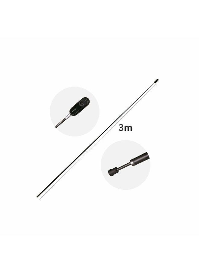 Insta360 - Extra Long 3M (10ft) Invisible Selfie Stick Extension for ONE RS One X2 & X3 - Image 1