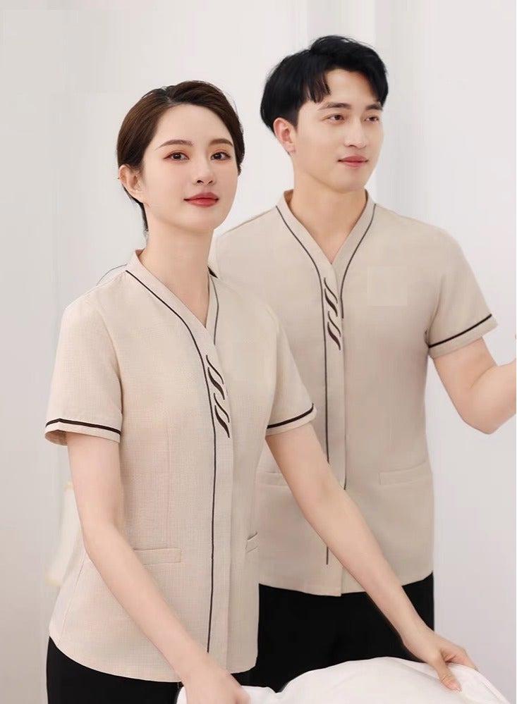 Gasin Maid Shirt Uniform Cleaner Work Clothes Suitable For Nanny, Babysitter  - Image 1