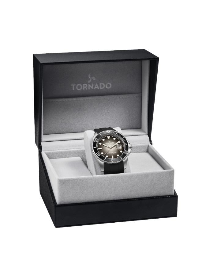 TORNADO Men's Silicone Analog Watch T22001-SSBB - 43.5x49mm mm - Image 4