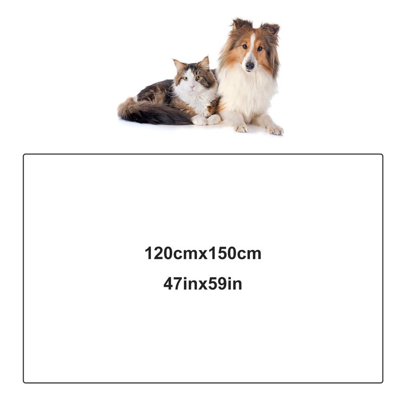 Onarway Dog Blanket Washable for Bed: 2 Packs Dog Blankets 59â€x47â€ - Fluffy Soft Large Throw for Cat Puppy Kitten Dogs - Fleece Pet Blankets for Crate Couch Car and Indoor - Grey - Image 3