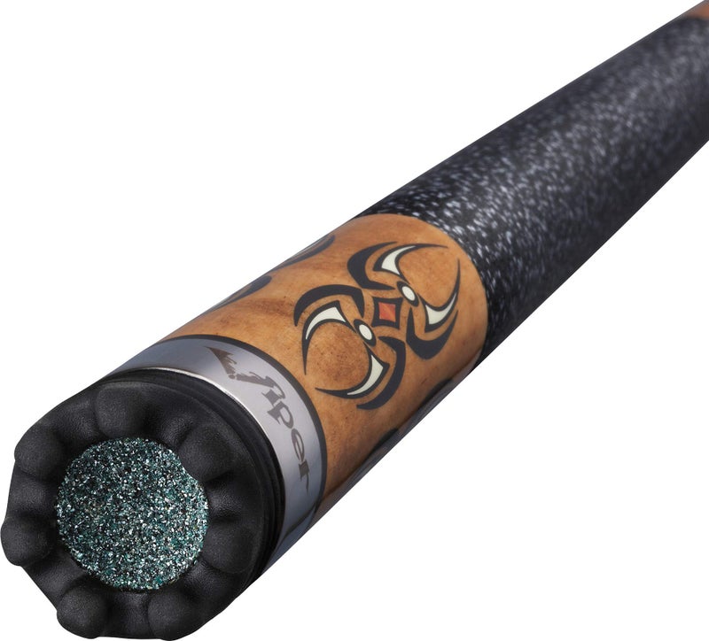 Viper by GLD Products Sinister 58" 2-Piece Billiard/Pool Cue, Natural Ash with Amber/Black Points, 21 Ounce (50-1252-21) - Image 4