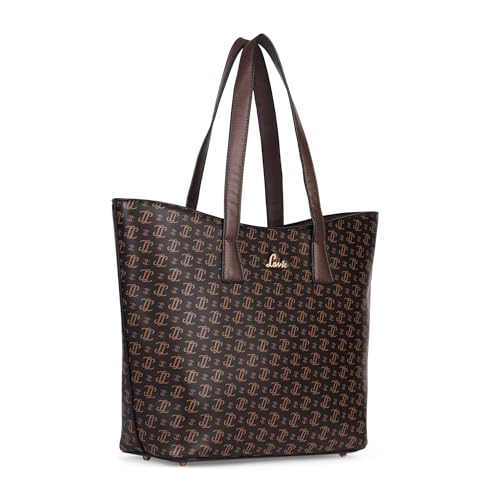 Lavie Mono LL Harper Tote Bag For Women | Tote Handbag For Work | Ladies Purse | Stylish Shoulder Bag | Gift, Brown - Image 4