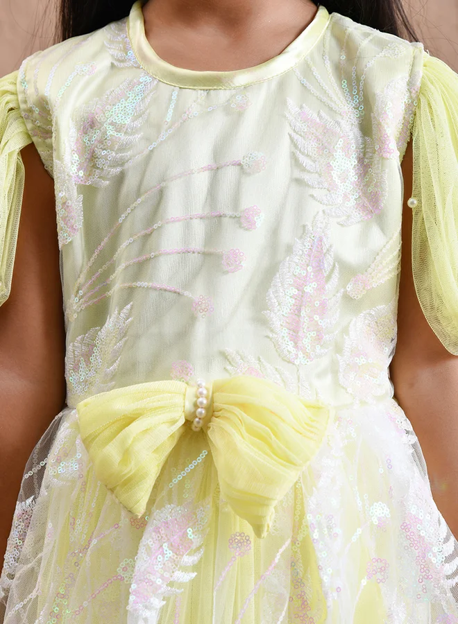 BELLA MODA Floral Overlay Dress