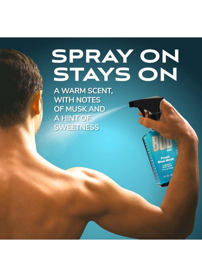 BOD Man BOD man Fragrance Body Spray, Fresh Blue Musk, 8 fl oz  - Image 5
