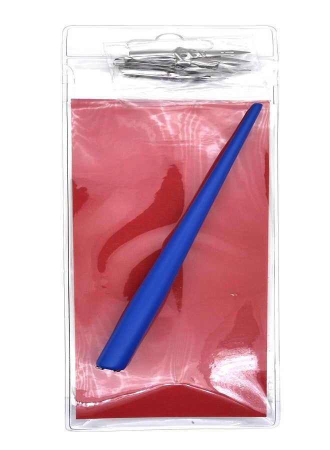 Gullor Calligraphy Dip Pens Manga Artist Cartoon Comic Drawing Painting Kit Tool with 6 Nibs, RoalBlue - Image 4