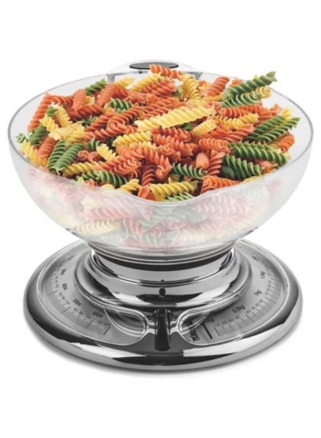 بروماس ميزان مطبخ رقمي مع صينية قابلة للإزالة سعة 1300 مل - سعة 3 كجم، ميزان دقيق للغاية لوزن الطعام