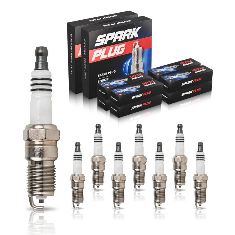 ENA Set of 8 Spark Plug for SP413 AGSF32N Compatible with Ford Lincoln Mercury Merkur Crown Victoria Grand Marquis Ranger E250 Expedition Explorer F150 F250 Town Car Sable 19982011 V8 30L 46L