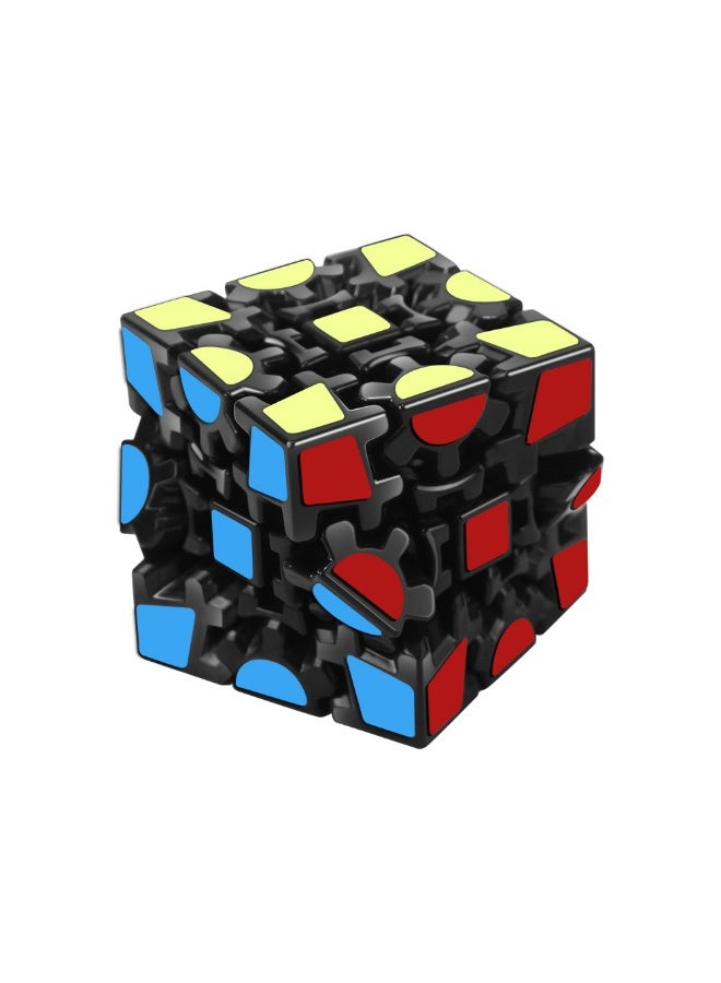 WinCheer Magic Combination 3D Puzzle Gear Cube, 3x3 Match-specific Speed Gear Cube Stickerless Twisty Puzzle - Image 1
