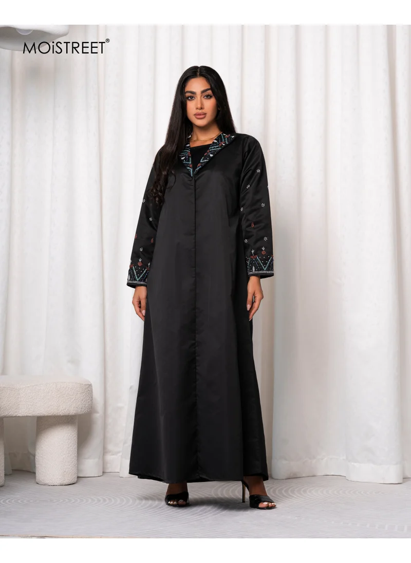 Moistreet Handmade Victoria Satin Abaya