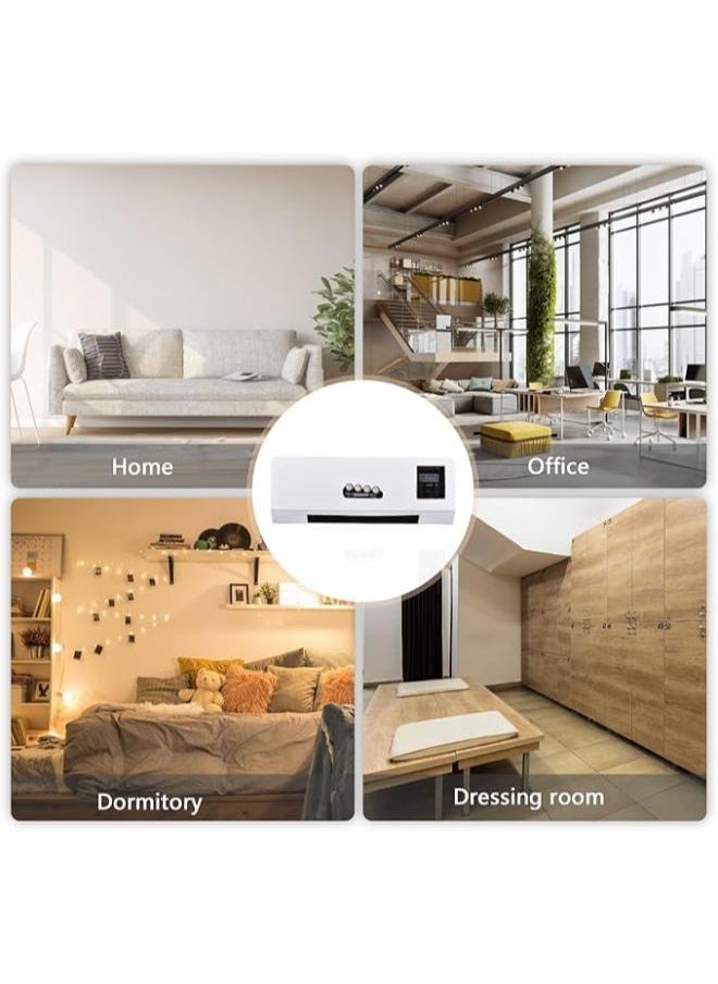 Executive LLC - Heater and Air Colling Fan Combo 1800W 2-in-1 Timing Function Heating and Cooling Wall Mounted Electric Air Cooling Fan and Heater Fan with Remote Control for Dormitory Home - Image 1