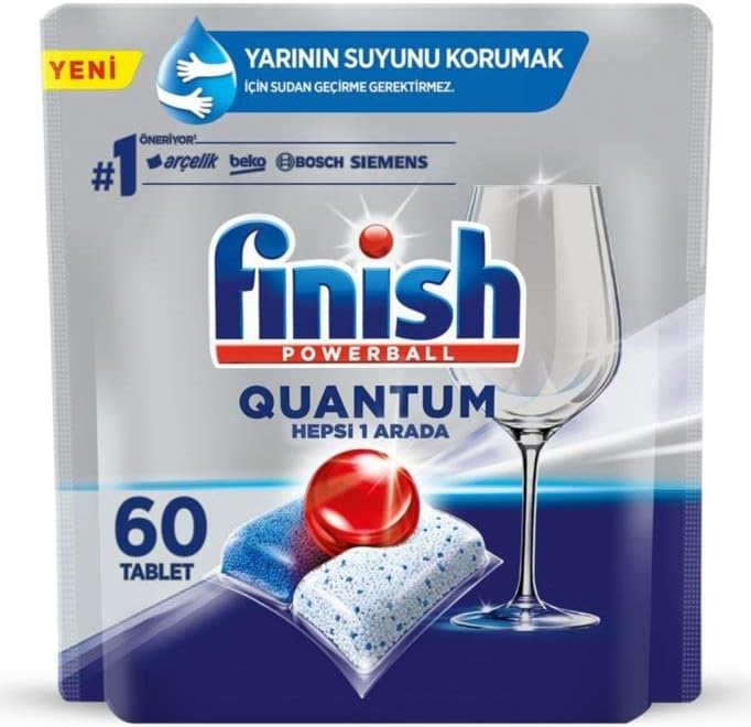 Powerball Quantum Dishwasher Tablets, Regular - 60 Capsules - Image 2