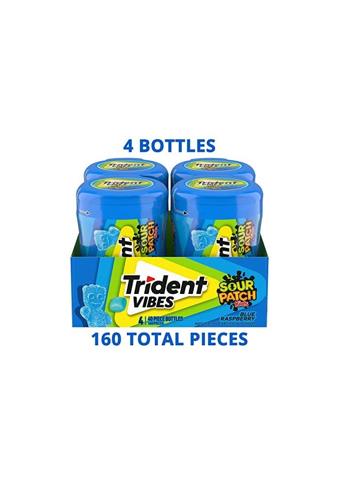 Trident علكة تريندنت فايبز SOUR PATCH KIDS بنكهة التوت الأزرق خالية من السكر - Image 3