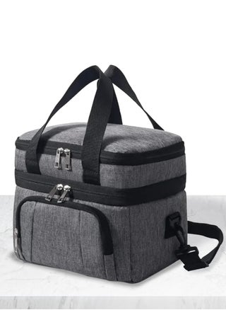 Lunch Box Bag, Bento Bag, 15 Liters/507 OZ Large Size, Cooler Picnic Bag, Thermal Insulated, Leak Proof, Waterproof Material, With Shoulder Strap, Great For Office, Work, School, Outdoor (Grey) - pzsku/Z0F0A9F2BE1FCACF6E479Z/45/_/1705426098/52d30ffc-4140-4232-b992-e3369570654a