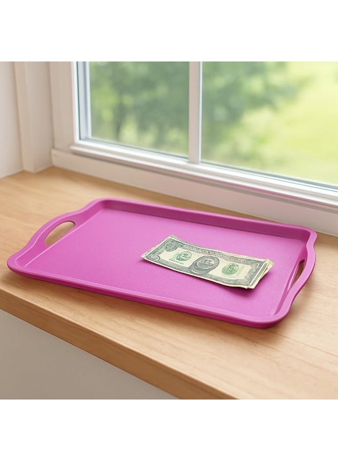 BS B&S Unbreakable Rectangular Plastic Serving Tray - Image 3