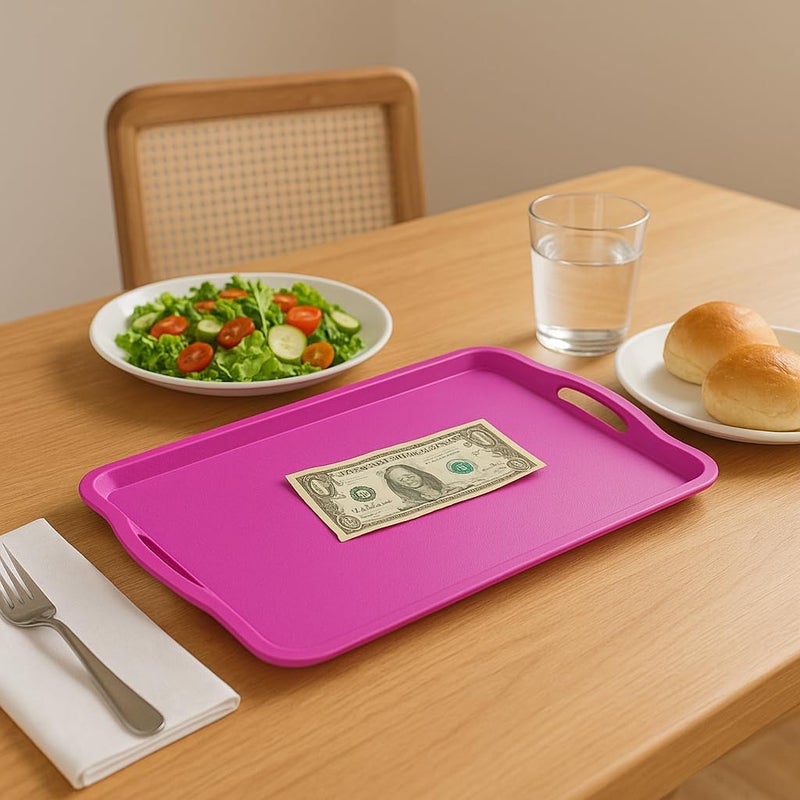 BS B&S Unbreakable Rectangular Plastic Serving Tray - Image 5
