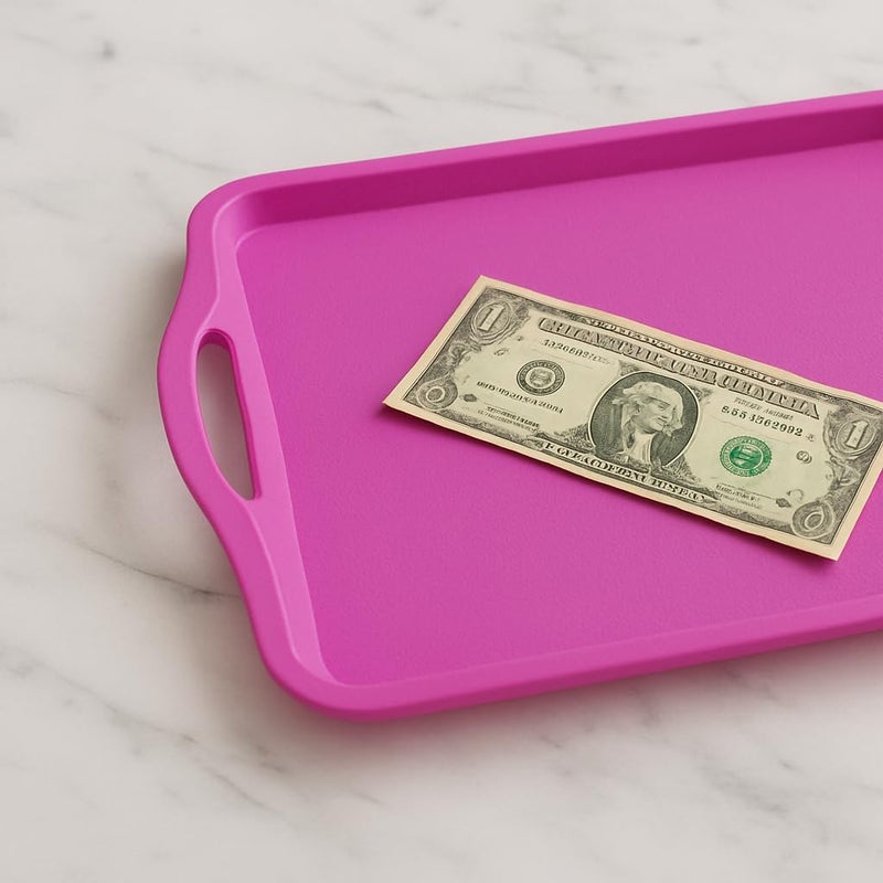 BS B&S Unbreakable Rectangular Plastic Serving Tray - Image 2