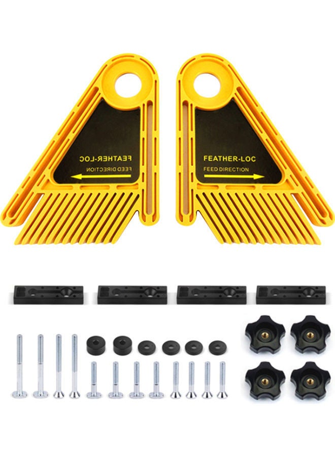 NIBEMINENT Multi-Purpose Feather Board Set Yellow/Black/Silver  - Image 1