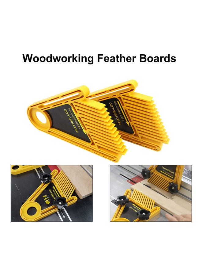 NIBEMINENT Multi-Purpose Feather Board Set Yellow/Black/Silver  - Image 5