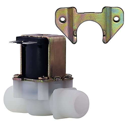 DIGITEN 1/2" DC 12V Electric Solenoid Valve Normally Closed N/C Water Inlet Flow Switch - Image 2