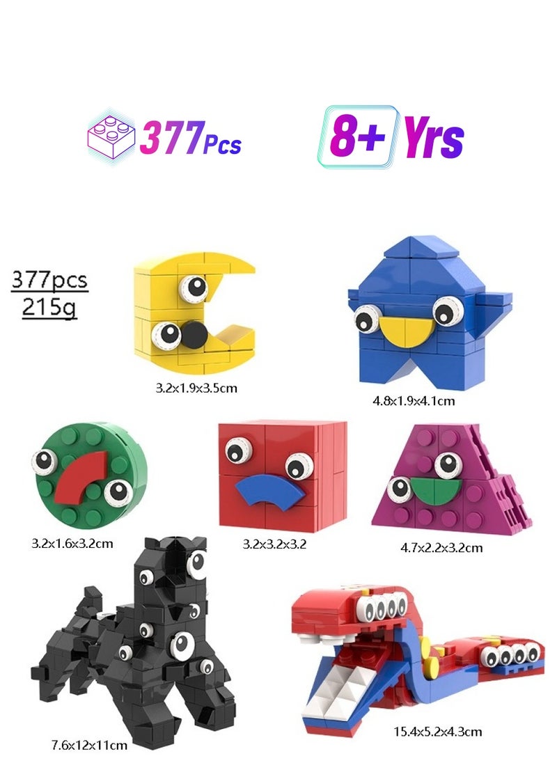 377 Pcs The Amazing Digital Circus Toy Building Block Set 