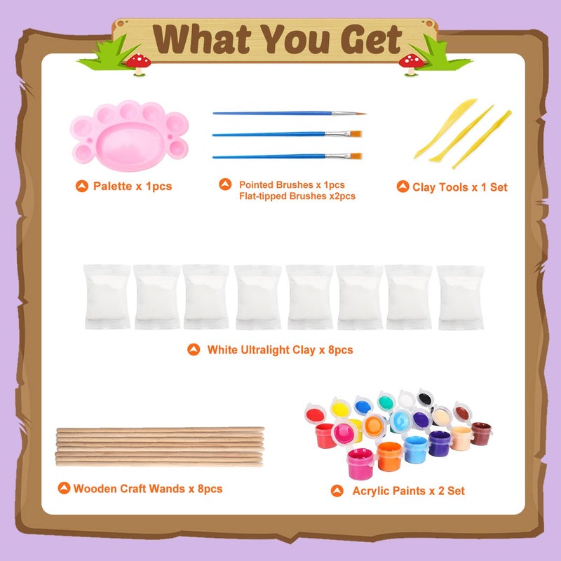 Col-Pary Magic Wand Making Kit,DIY Art Craft Set for Student Kids Gift,School Activities,Wizard Cosplay Masquerade,Halloween Supplies DÃ©cor,Christmas Gift,Student Rewards - 25 PCS in All - Image 2