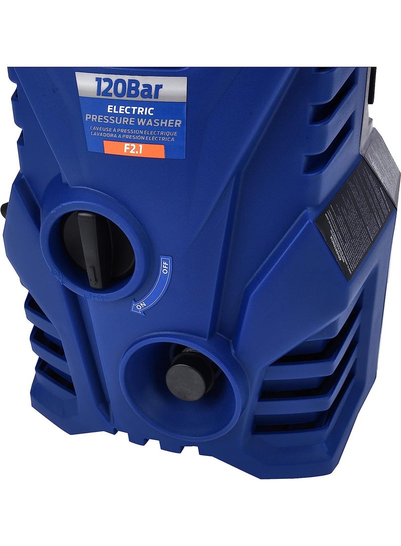 Ford Ford 120 Bar 1500 Watt Compact Electric Pressure Washer For Home,Garden,And Car With 5 Meter Hose F2.1  - Image 3