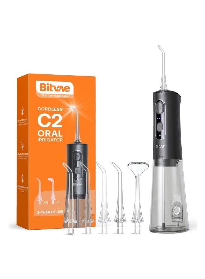 Bitvae C2 Cordless Oral Irrigator – Professional Water Flosser for Plaque Removal, Braces, Implants & Sensitive Gums, Portable & Cordless Design - Image 1