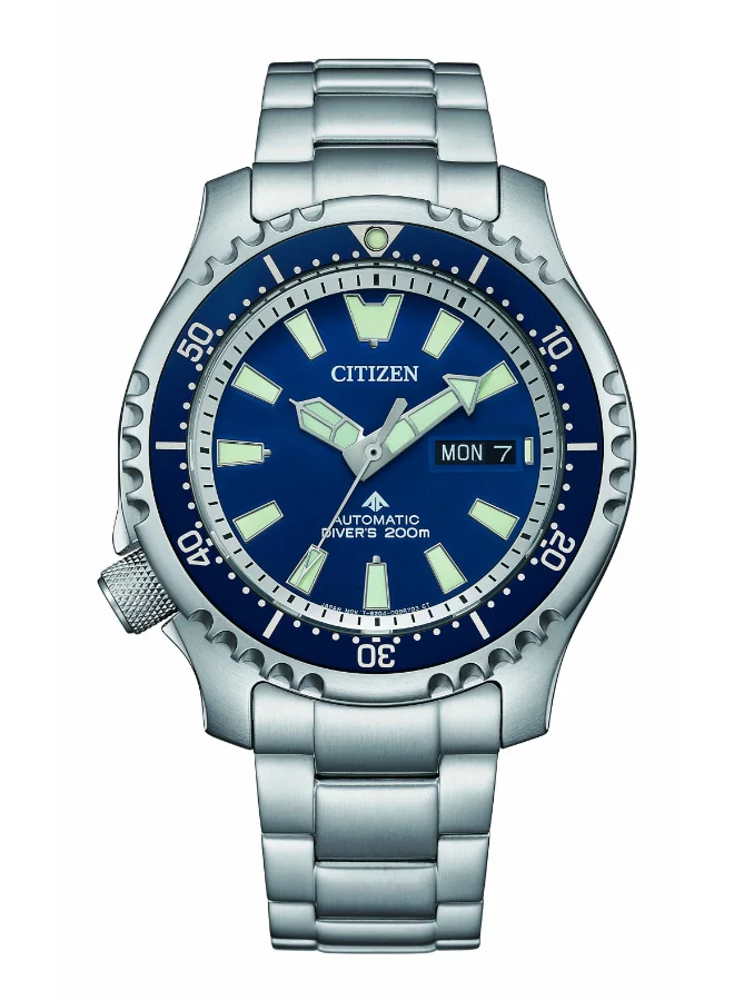 CITIZEN Men's Stainless Steel/Polyurethane Promaster Marine Watch NY0161-63L - 42 mm