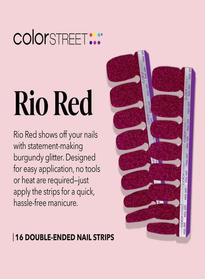 Color Street Rio Red Nail Strips - Image 2