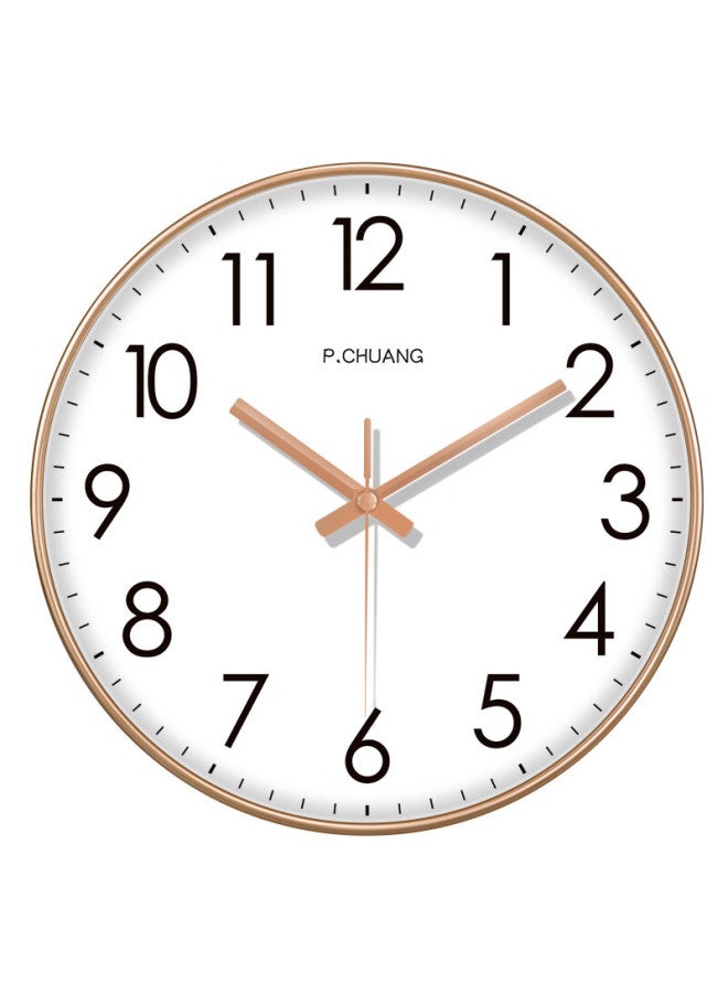 Peng Chuang Pengchuang Swiss Movement Quartz Clock Home Living Room Modern Luxury Wall Clock Simple Bedroom Hanging Clock - Image 4