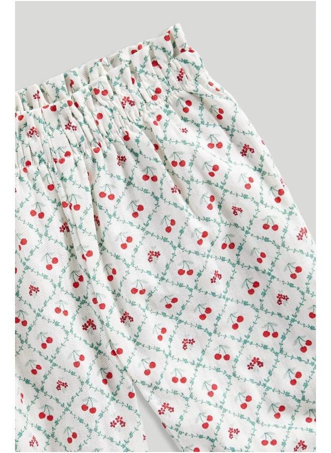 mothercare Cherry Blouse and Trousers Set  - Image 2