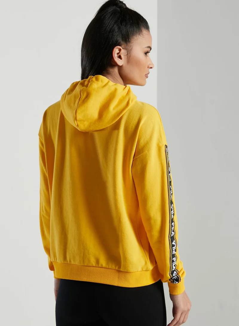 FILA Cleo Logo Tape Hoodie