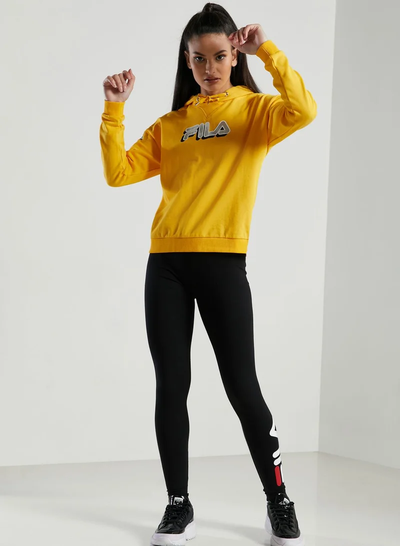 FILA Cleo Logo Tape Hoodie