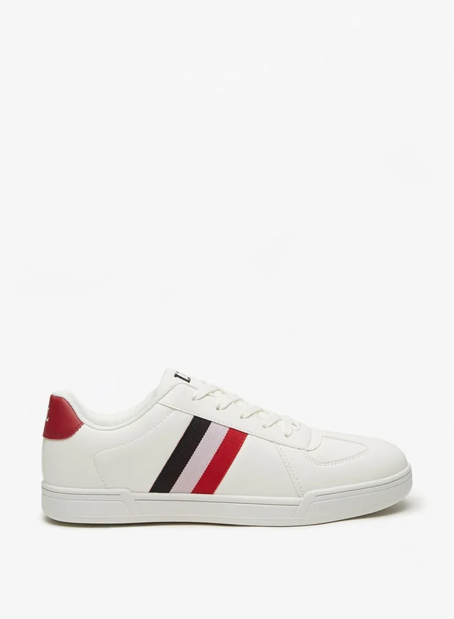 ال بي ال من شو اكسبرس Men's Textured Lace-Up Casual Sneakers Shoes