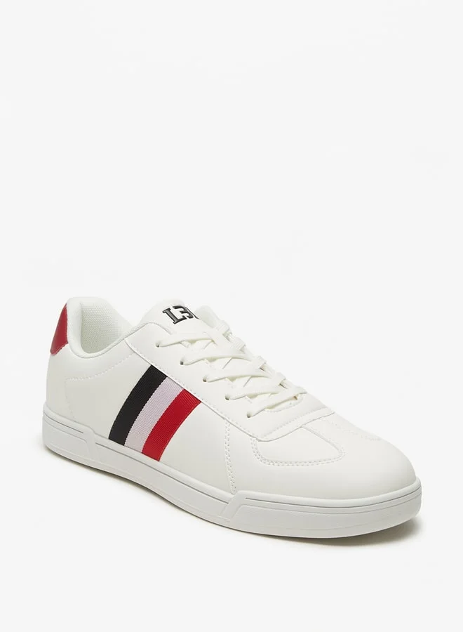 ال بي ال من شو اكسبرس Men's Textured Lace-Up Casual Sneakers Shoes