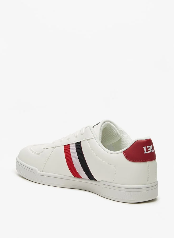 ال بي ال من شو اكسبرس Men's Textured Lace-Up Casual Sneakers Shoes