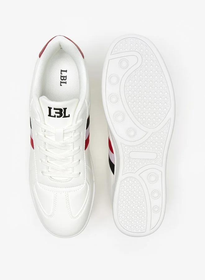 ال بي ال من شو اكسبرس Men's Textured Lace-Up Casual Sneakers Shoes